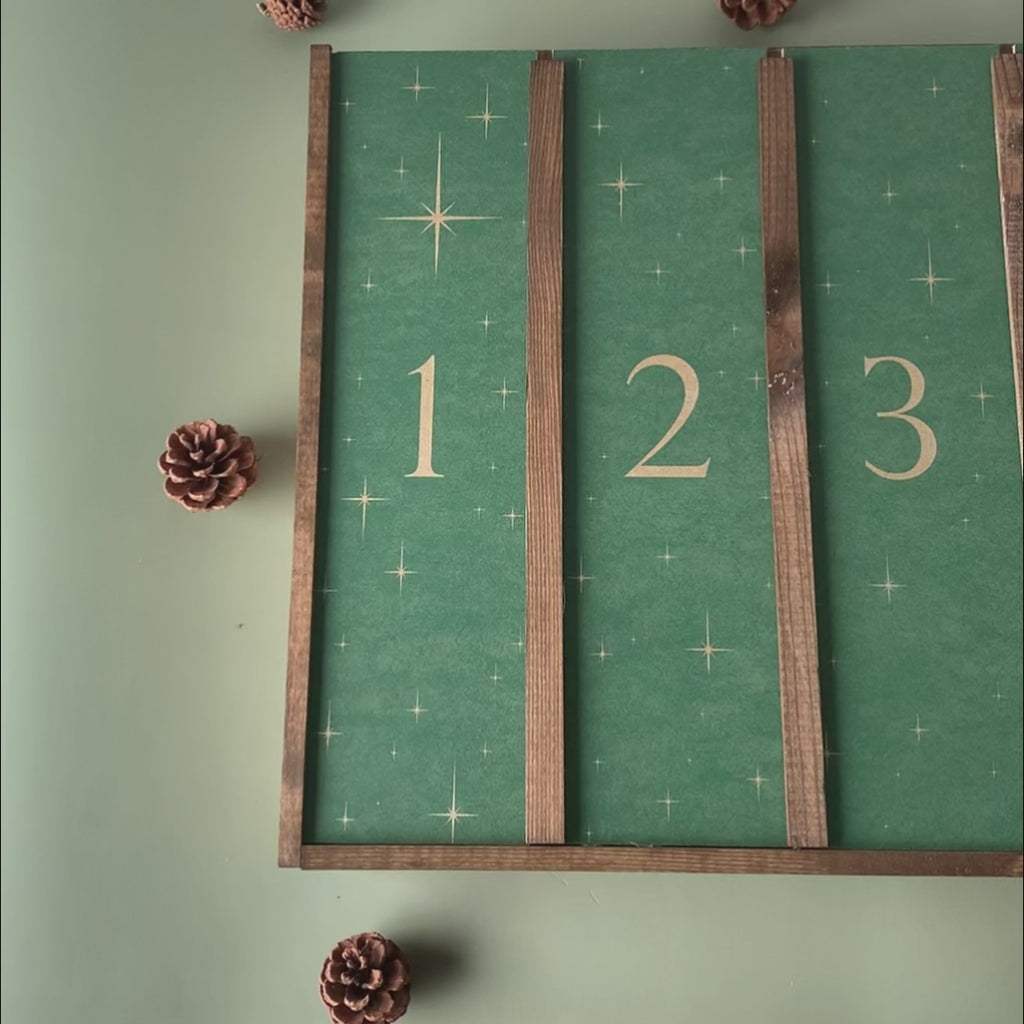 Adventskalender med snacks og danske juleøl
