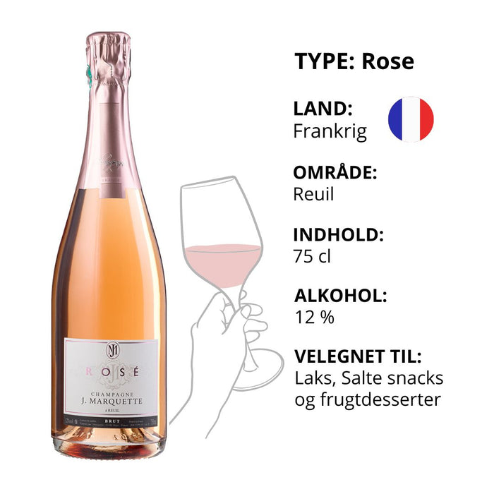 Rosé Champagne J. Marquette - Brut