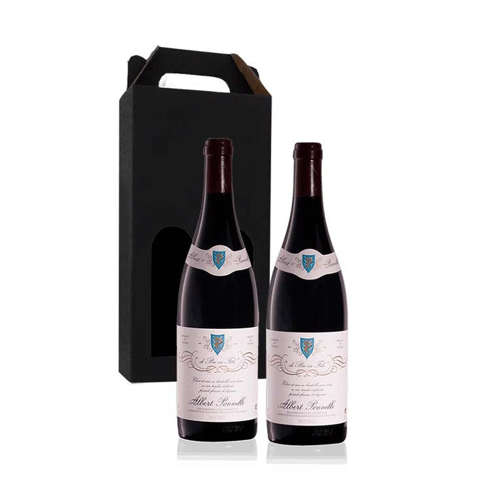 Vingave Fransk rødvin bourgogne i gaveæske. Gave til medarbejdere eller kunder