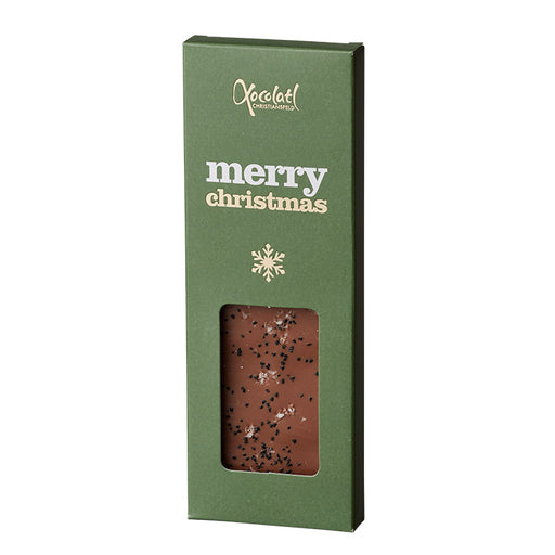 Chokoladeplade 'Merry Christmas' fra Xocolatl