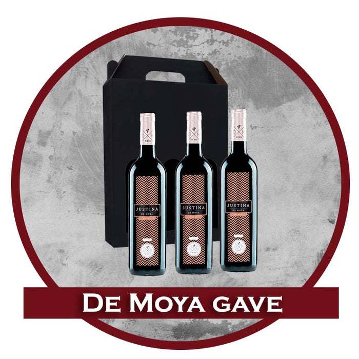 Vingave. Gaveæske med spansk rødvin i gaveæske. Perfekt gave til kunder eller medarbejdere. 