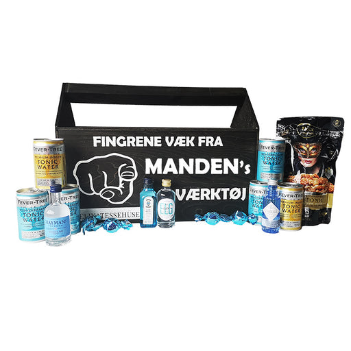 Værktøjskasse med gin og tonic