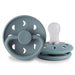 Silicone Sut MOON Phase Pacifier Stone Blue - FRIGG