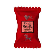 Chokoladetrøfler, enkeltindpakket. Monty Bojangles popcorn carousel