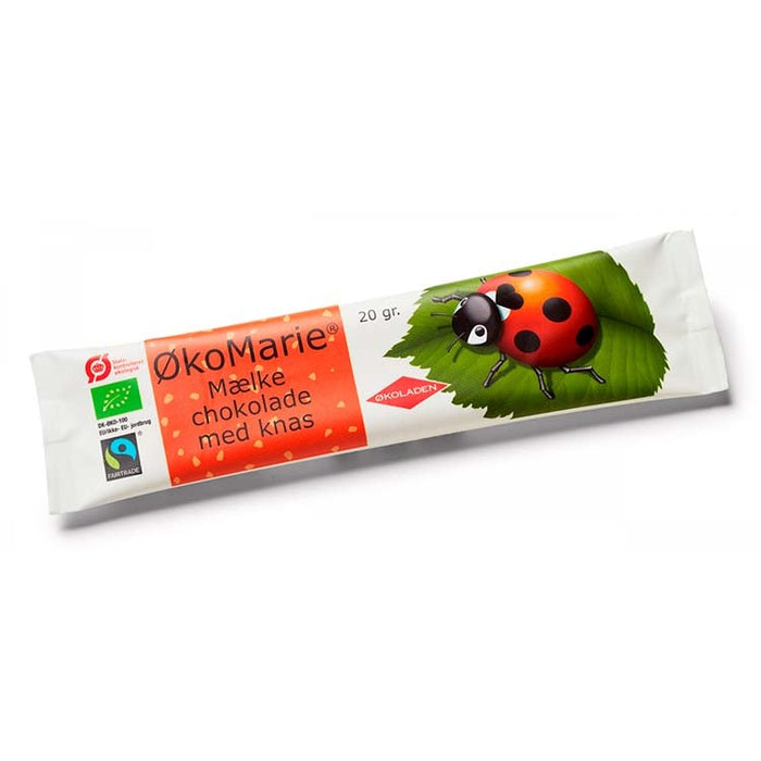 Chokoladebare børn, Øko Marie økologisk mælkechokolade til børn