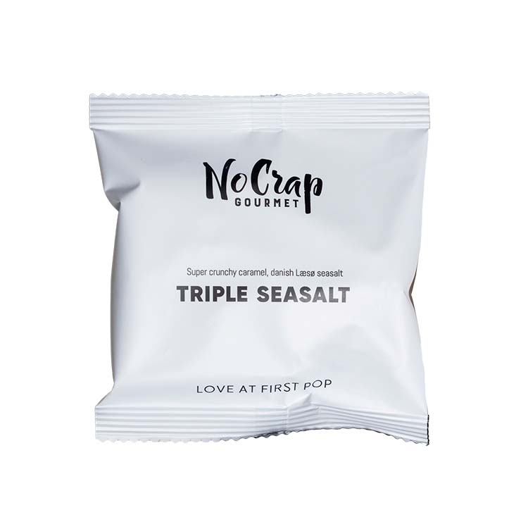 No Crap popcorn flowpack triple salt