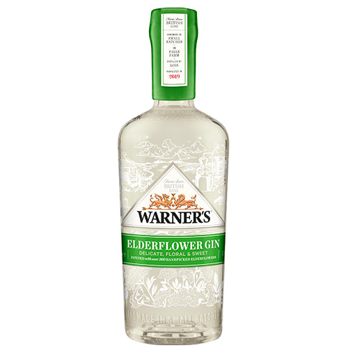 Warner's Elderflower Gin, 70 cl