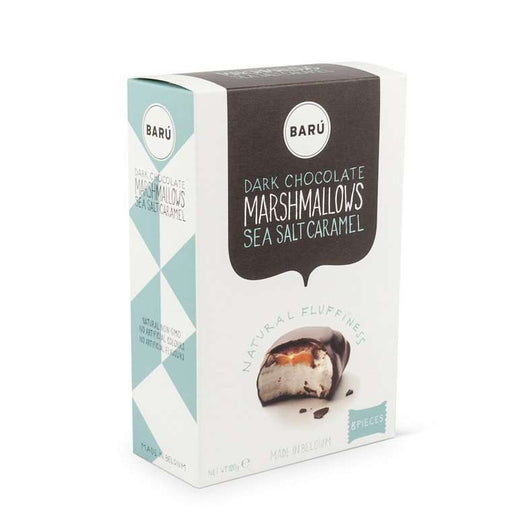 Marshmallow med chokolade.