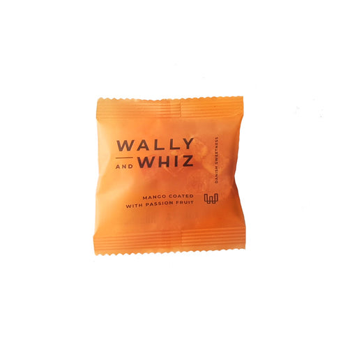 Flowpack Wally & Whiz vingummi mango med Passionsfrugt. mango with passion fruit